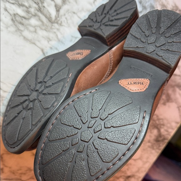 Born Dark Brown Leather Lace Up Moto Boots NWOT SZ 8.5 - Picture 12 of 14